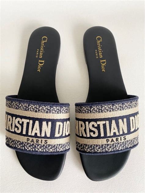 chirstian dior slides|authentic unisex Christian Dior slides.